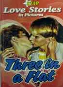 Star love stories in pictures - Three in a flat
