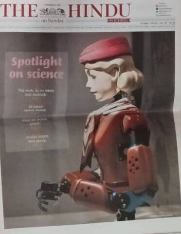 THE HINDU IN SCHOOL on sunday Nov 22