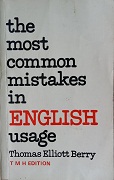 Most common mistakes in English usage