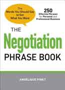 the negotiation phrase book